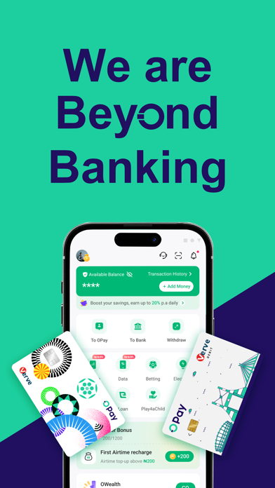 OPay-We are beyond Banking iPhone screenshot 8 - Finance app