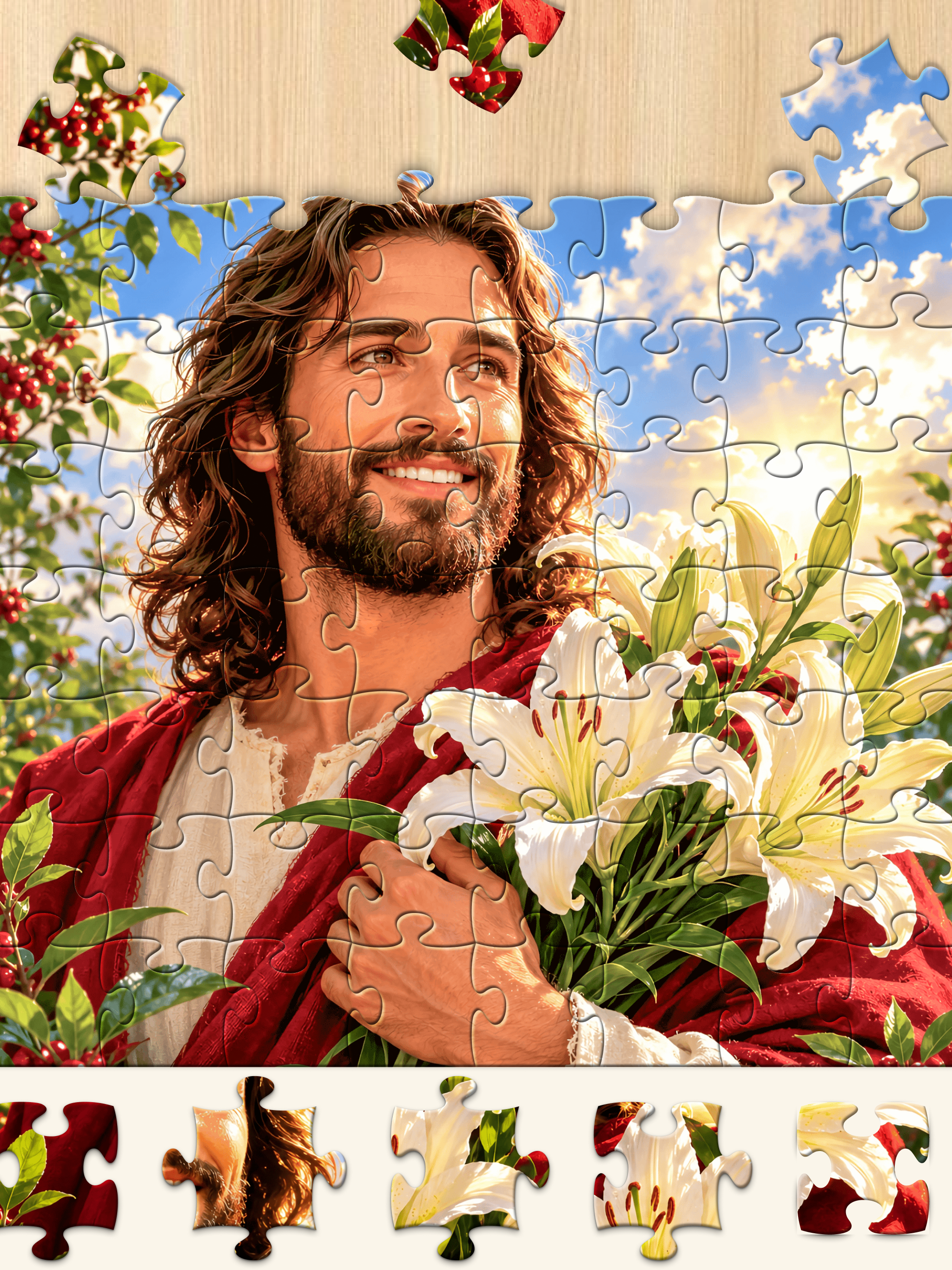 Bible Jigsaw Puzzle: Calm Game screenshot 10