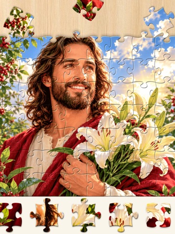Bible Jigsaw Puzzle: Calm Game iPad screenshot