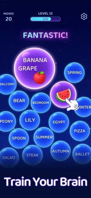 Bouncy Match: Bubble Word screenshot 3
