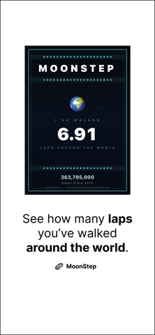 MoonStep: Step Counter iPhone screenshot