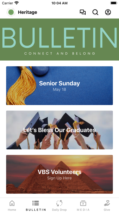 Edmond Heritage Church iPhone screenshot 2 - Education app