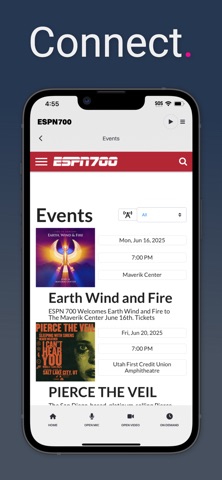 ESPN 700 Radio iPhone screenshot