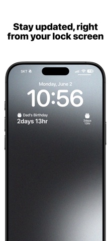 Countdown Widget & Timer iPhone screenshot
