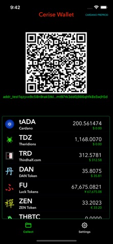 Cerise Wallet screenshot