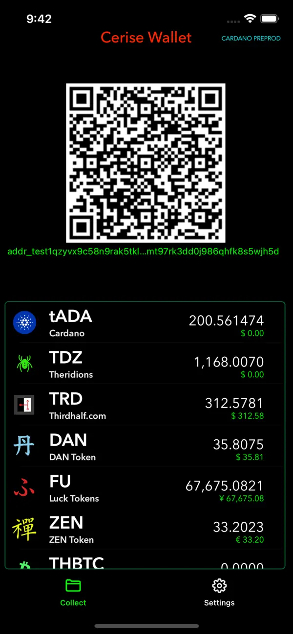 Screenshot #3 pour Cerise Wallet