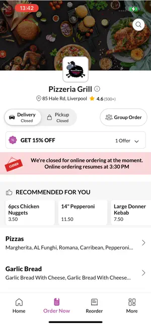 Pizzeria Grill screenshot 2