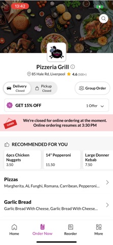 Pizzeria Grill Screenshot 2 of 4
