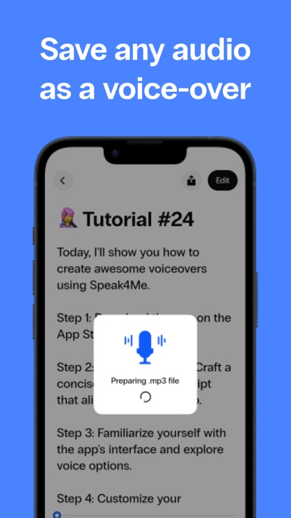 Speak4Me Text to Speech Reader screenshot-5