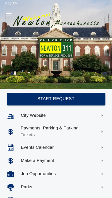 Newton 311 Screenshot 1 - AppWisp.com Newton 311 Screenshot 1 - AppWisp.com