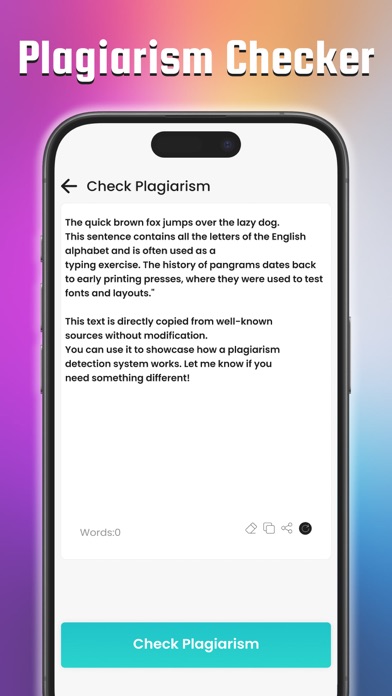 TurnTin – Plagiarism Checker iPhone screenshot 2