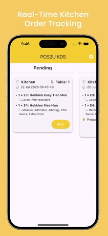 POS2U - KDS Kitchen Display Screenshot 1 of 4