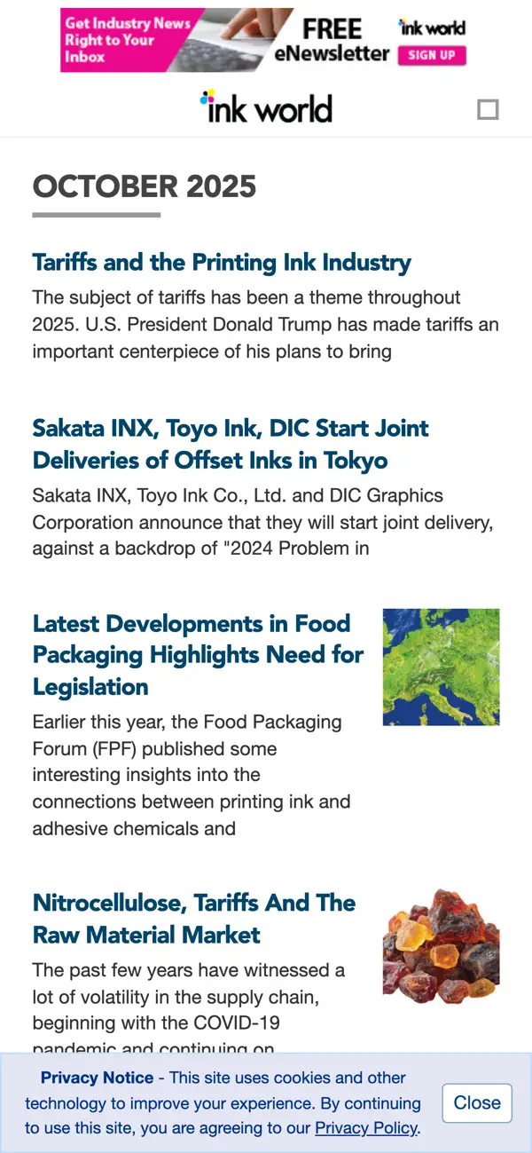 Screenshot #2 pour Ink World Magazine
