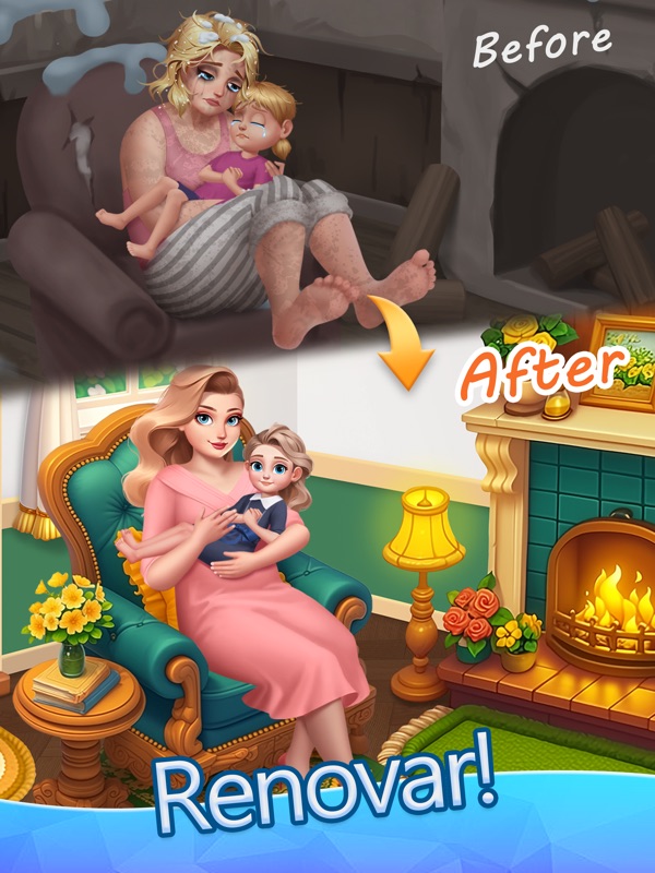 Beauty Tiles: Story&Makeover screenshot 9