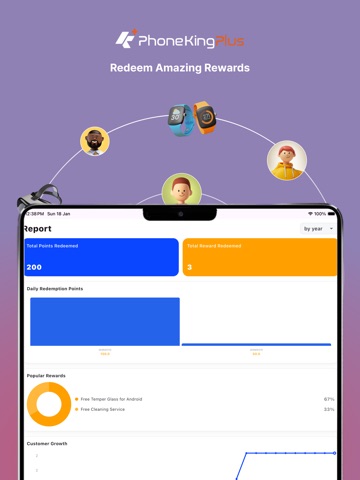 PhoneKing Plus Admin iPad screenshot