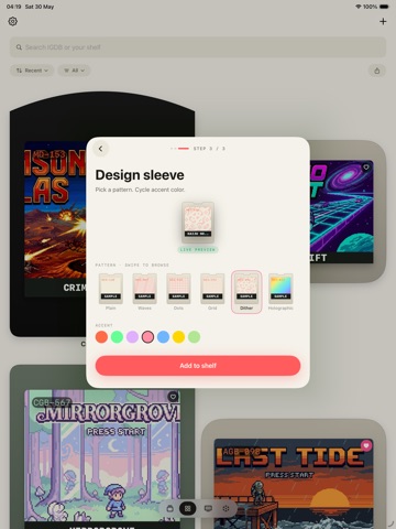 Video Game Tracker - Cartridge iPad screenshot