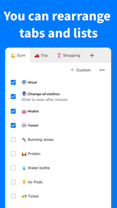 PrepChecklist - To-Do List iPhone screenshot 4 - Productivity app