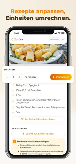 Screenshot von Youmeal: Rezept Organizer auf dem iPhone 4