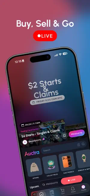 Auctra - Live Shopping screenshot 1
