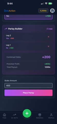 SideAction Bet Screenshot 2 of 9