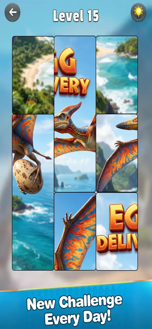 Screenshot #3 pour Dino Jigsaw Solitaire Game