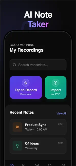 AI Note Taker・Meeting Notes screenshot 4