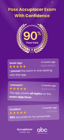 Accuplacer Exam Training 2026 iPhone screenshot