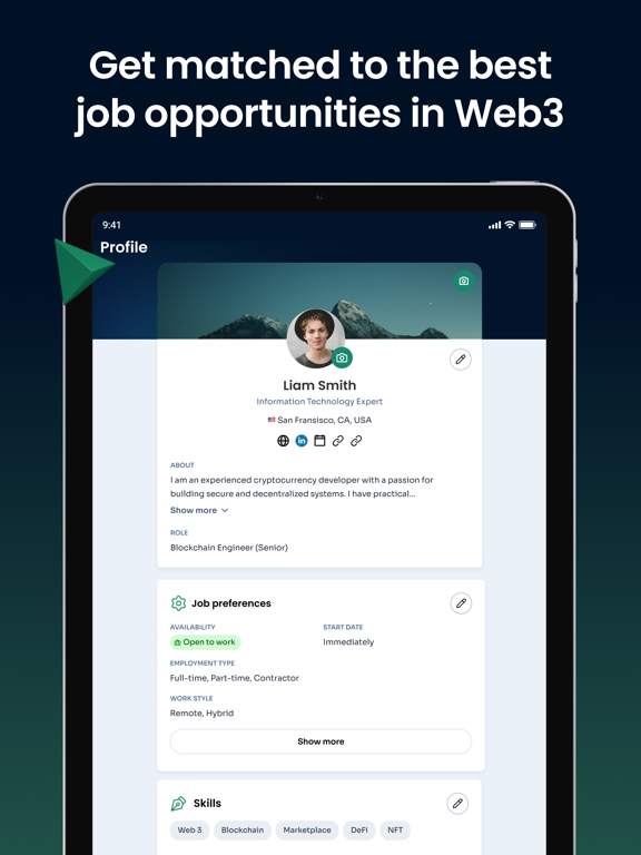 Screenshot #6 pour Bondex: Web3 jobs & community