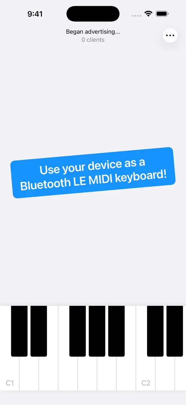Screenshot #1 pour BluePiano LE