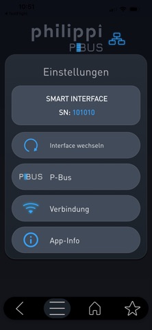 Philippi Smart iPhone screenshot