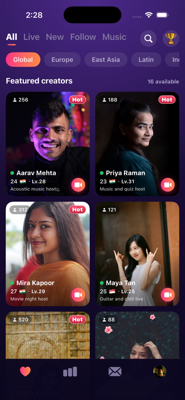 iPhone screenshot