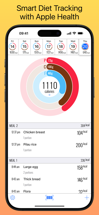 Nutrients & Calories Screenshot 1 of 5