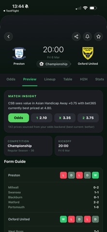 CSB: Live Sports Analysis Screenshot 3 of 8