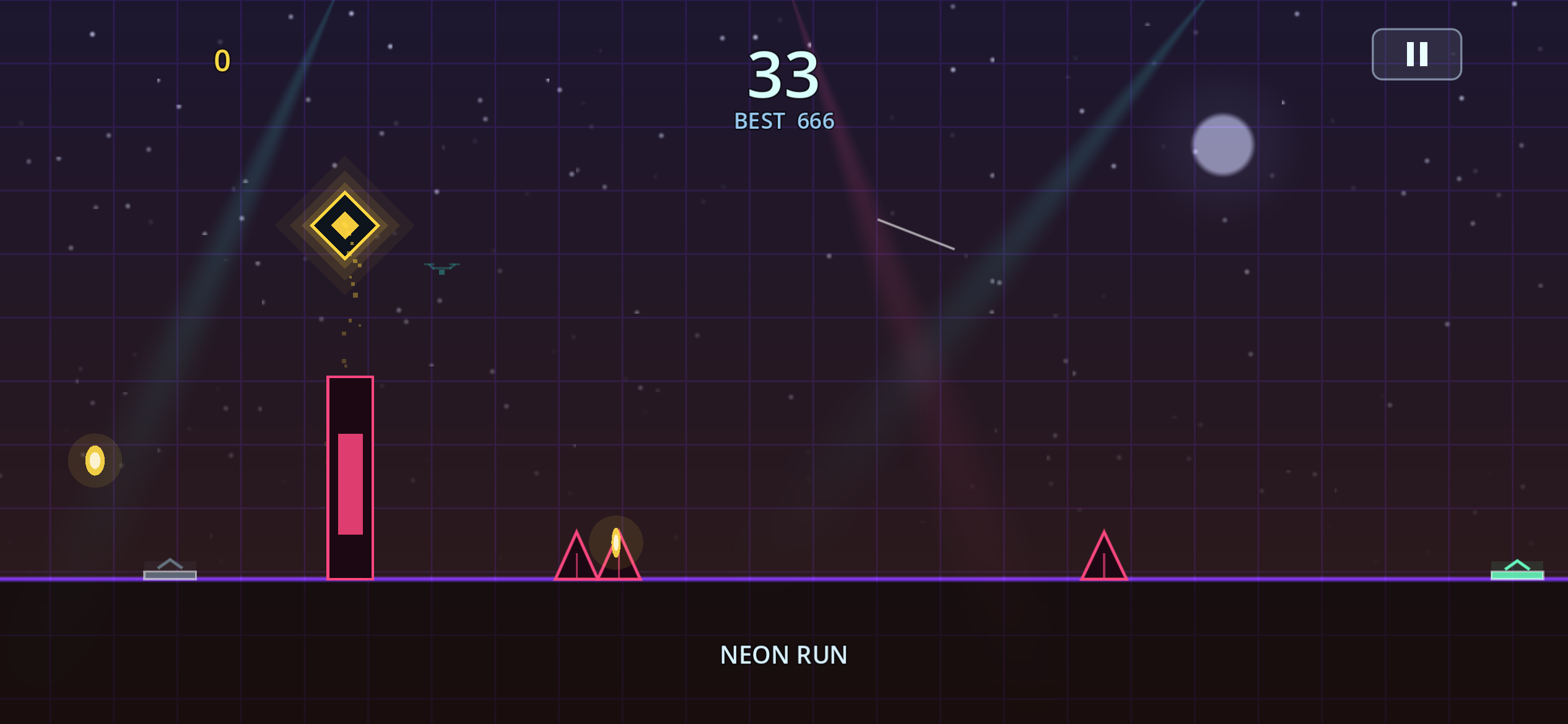 Neon Cube Rush screenshot 3