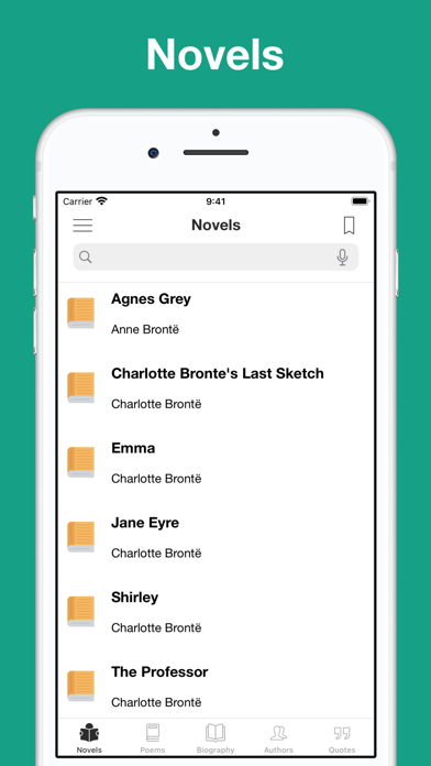Screenshot #1 pour Brontë Sisters' Novels, Poems