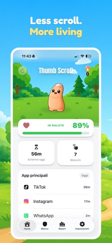 Thumb Scroll: Screen Time Screenshot 1 of 7