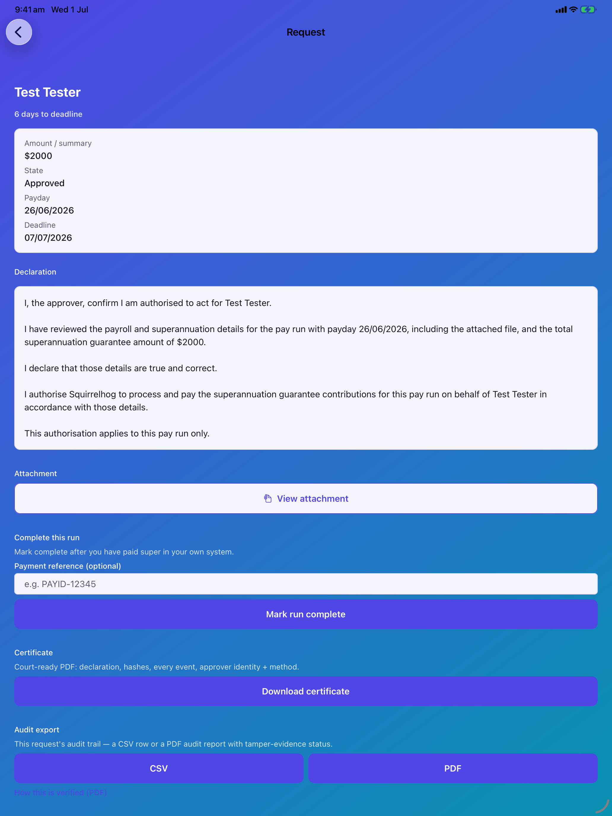 Onestop Approve screenshot 5