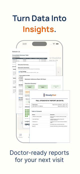 SteadyStat BP & Medication Log Screenshot 5 of 6