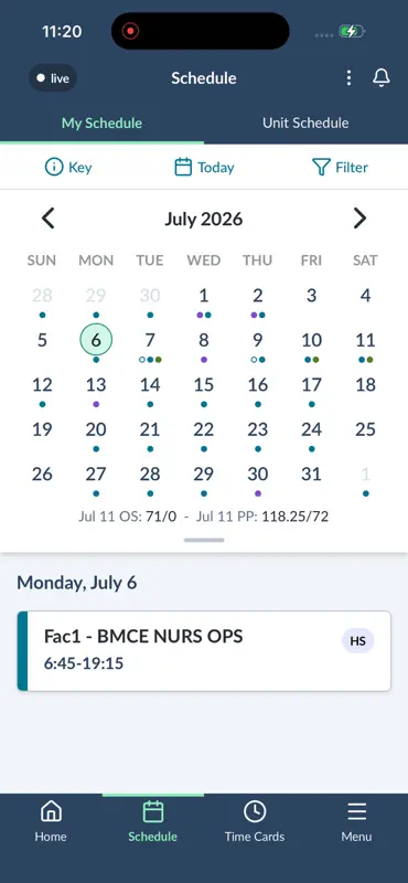 symplr Time and Scheduling screenshot 2 of 8