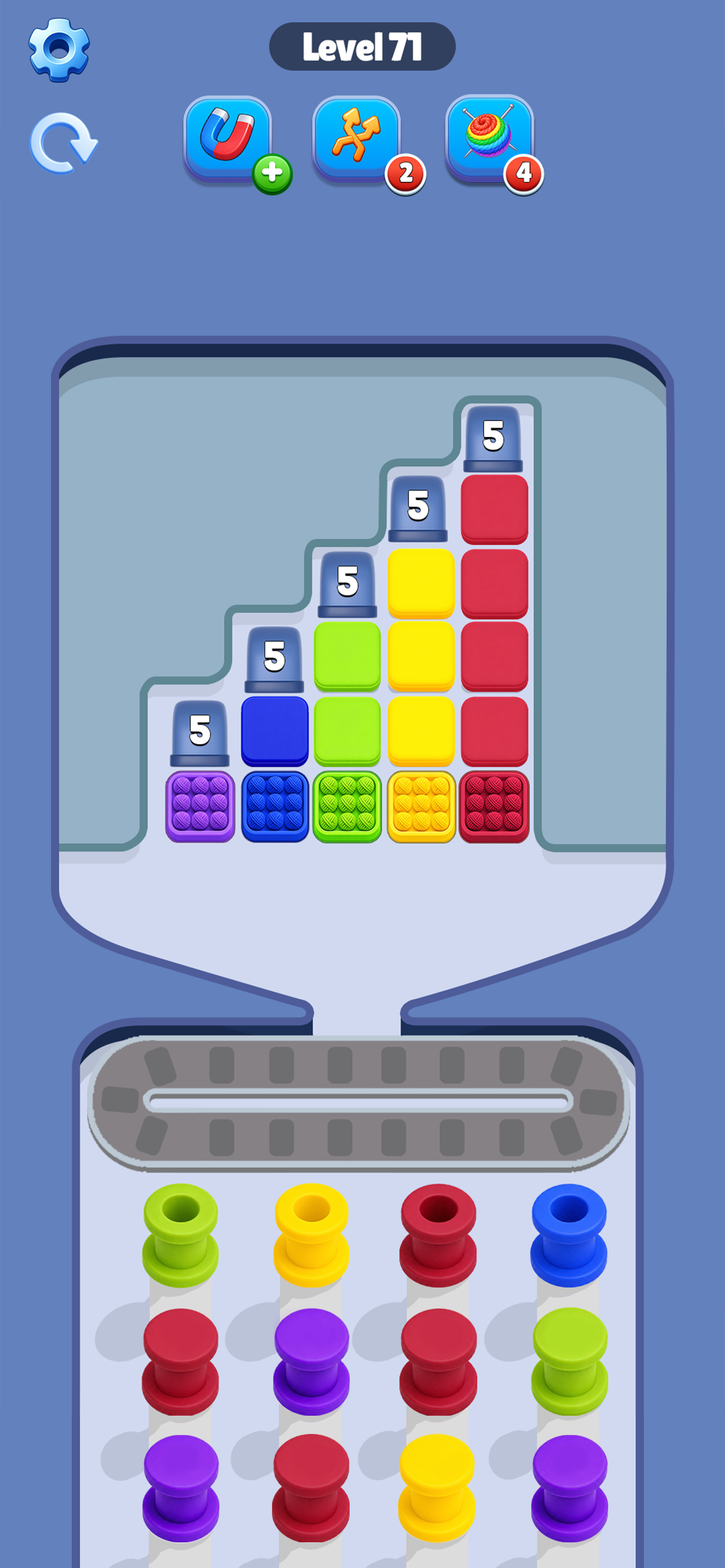 Yarn Ball 3D:Color Sort Puzzle screenshot 6