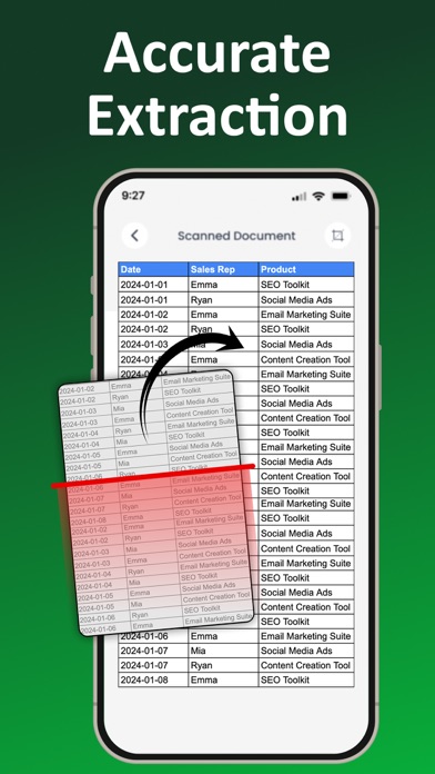 Image to Excel Converter－XLSX Screenshot