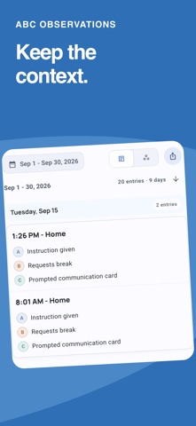 TallyFlex: ABA data collection Screenshot 7 of 9