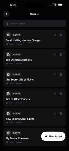 Auto Captions: AI Teleprompter iPhone screenshot