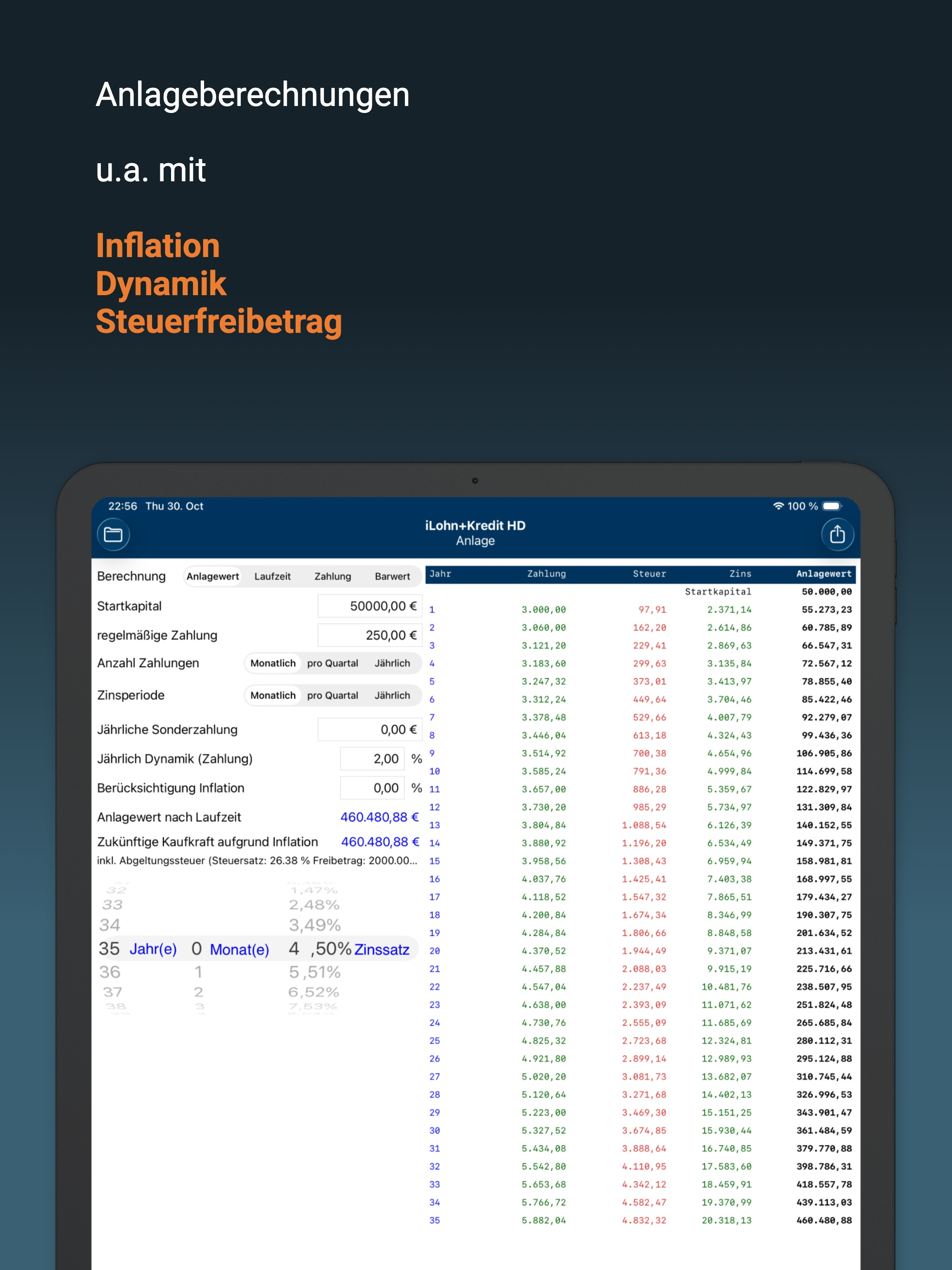iLohn+Kredit HD 2026 screenshot 6