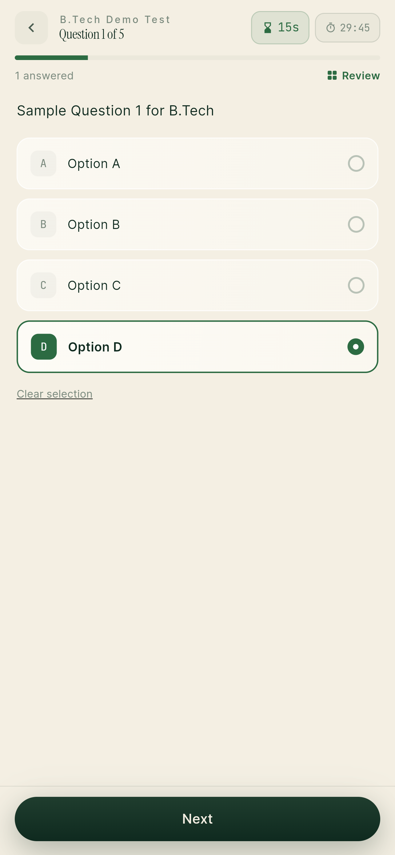 NSAT - NIU Aptitude Test screenshot 7
