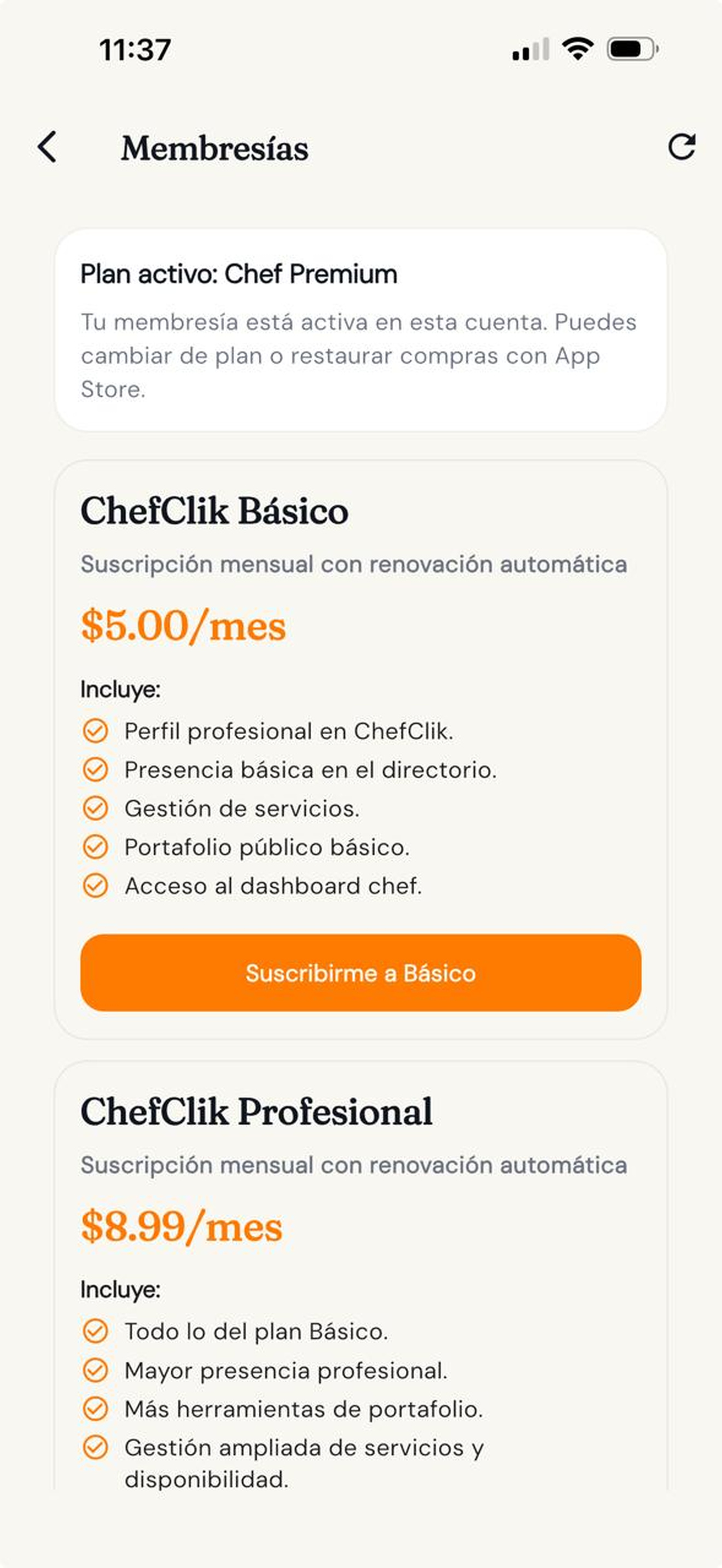 Chefclik® screenshot 3