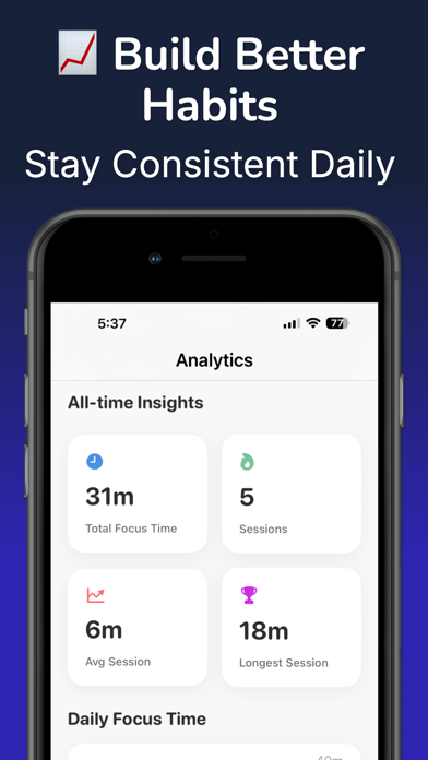 App Blocker & Focus: FocusGate iPhone screenshot 4 - Productivity app