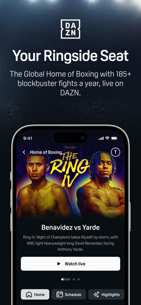 DAZN: Stream Live Sports screenshot 3