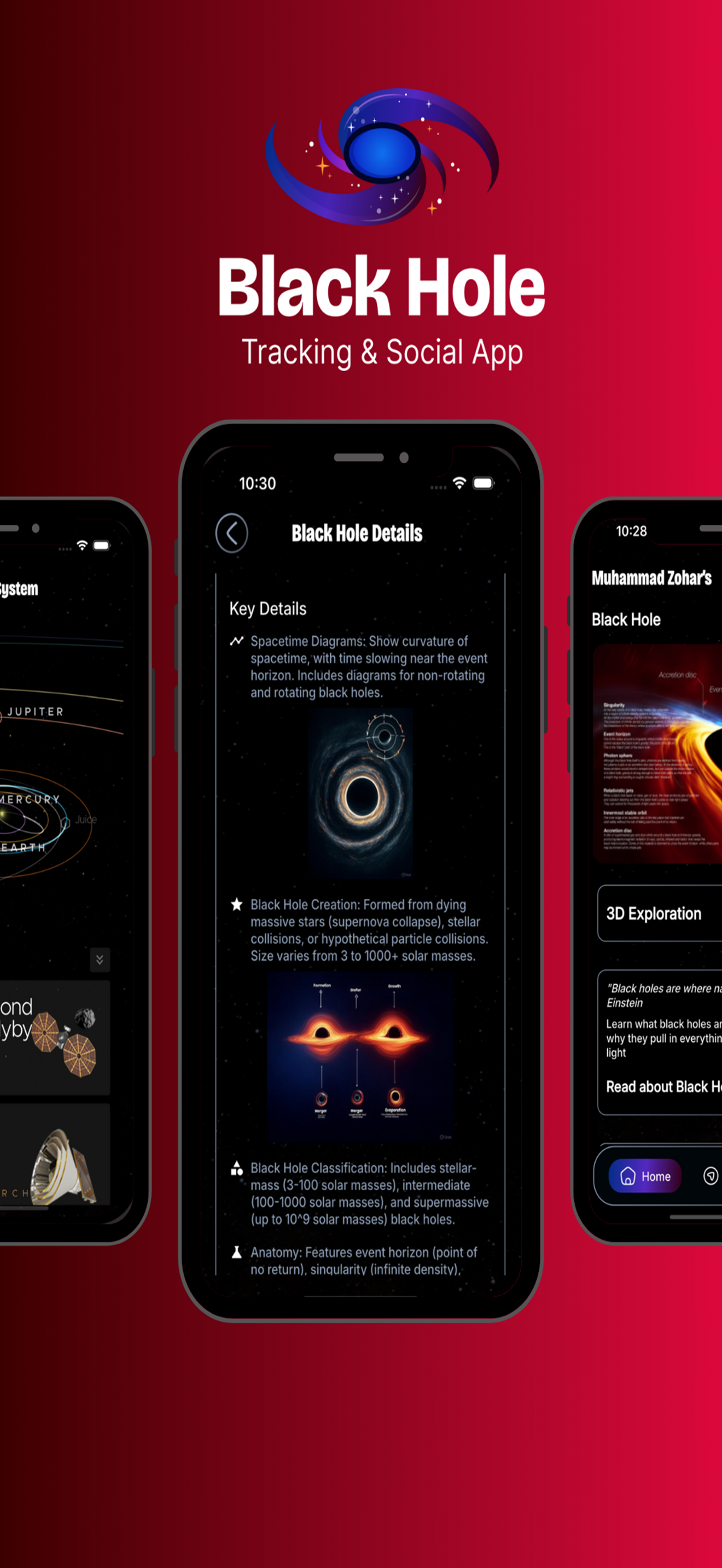 Black Hole Tracking And Social