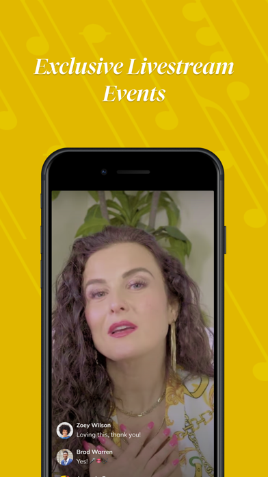 Tara Simon Studios iPhone screenshot 5 - Music app